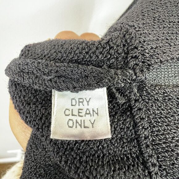 St. John Sportswear Vintage Black Santana Knit Stirrup Pants Sz 4 - Picture 12 of 12